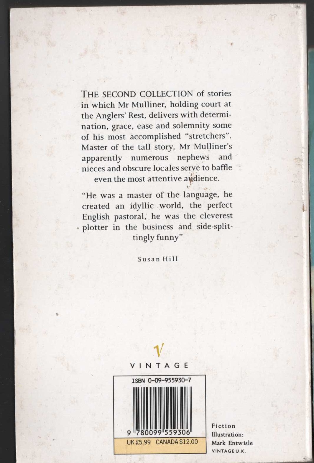 P.G. Wodehouse  MR MULLINER SPEAKING magnified rear book cover image