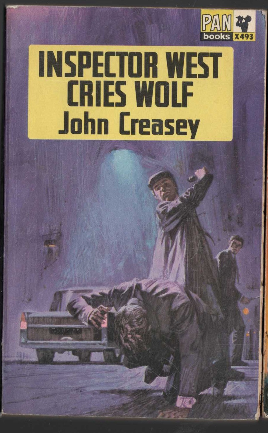 John Creasey  INSPECTOR WEST CRIES WOLF front book cover image