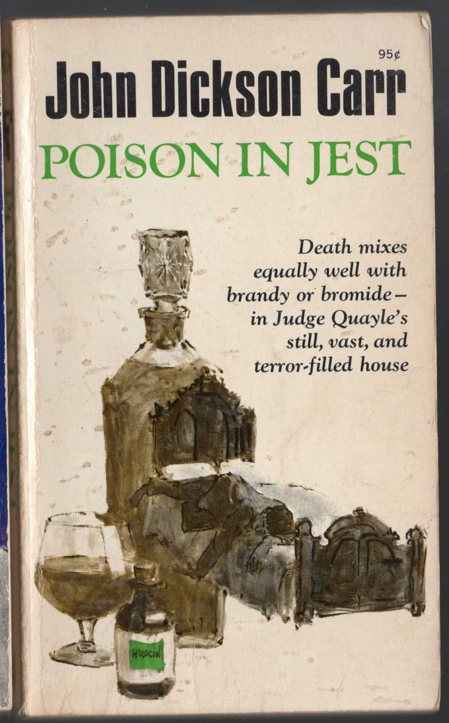 John Dickson Carr  POISON IN JEST front book cover image
