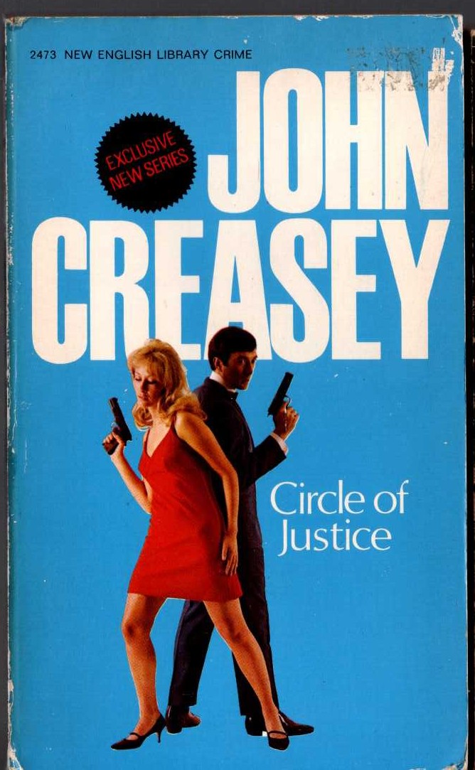 John Creasey  CIRCLE OF JUSTICE front book cover image