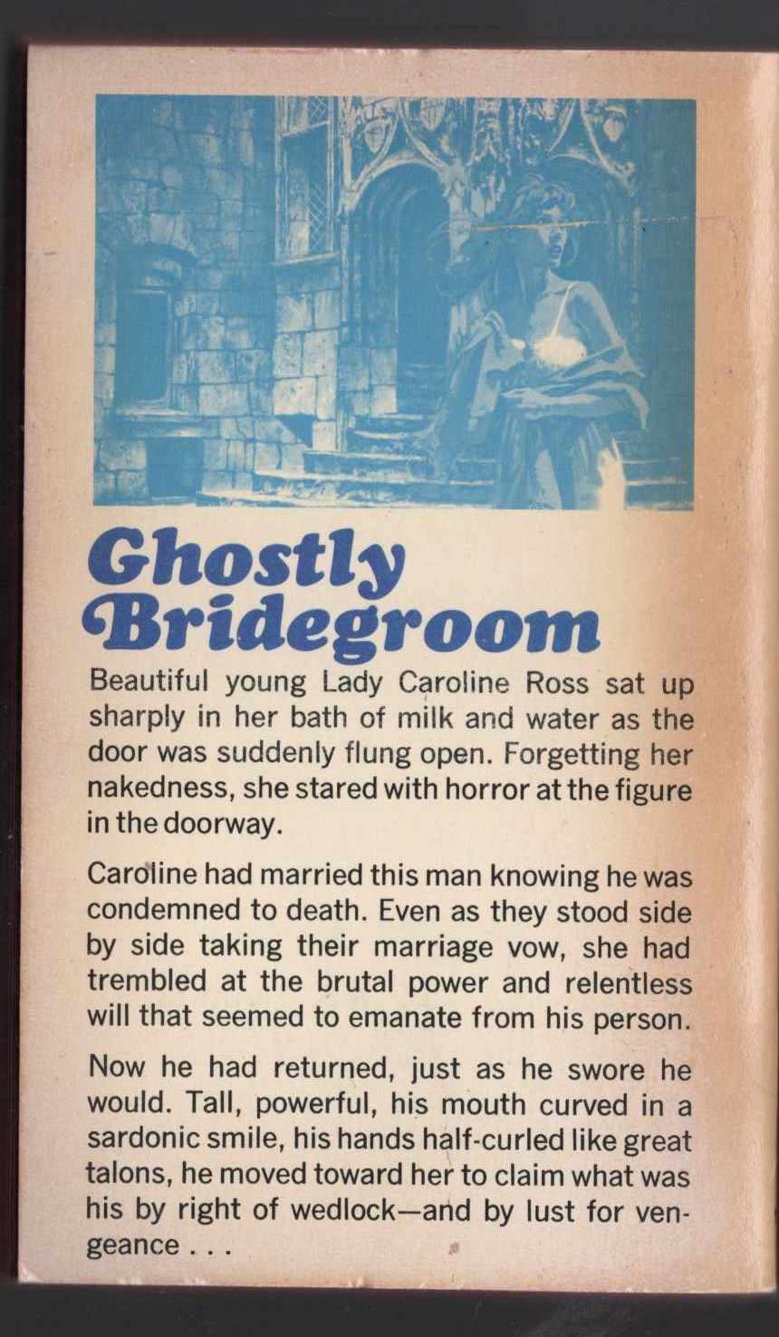 John Dickson Carr  THE BRIDE OF NEWGATE magnified rear book cover image