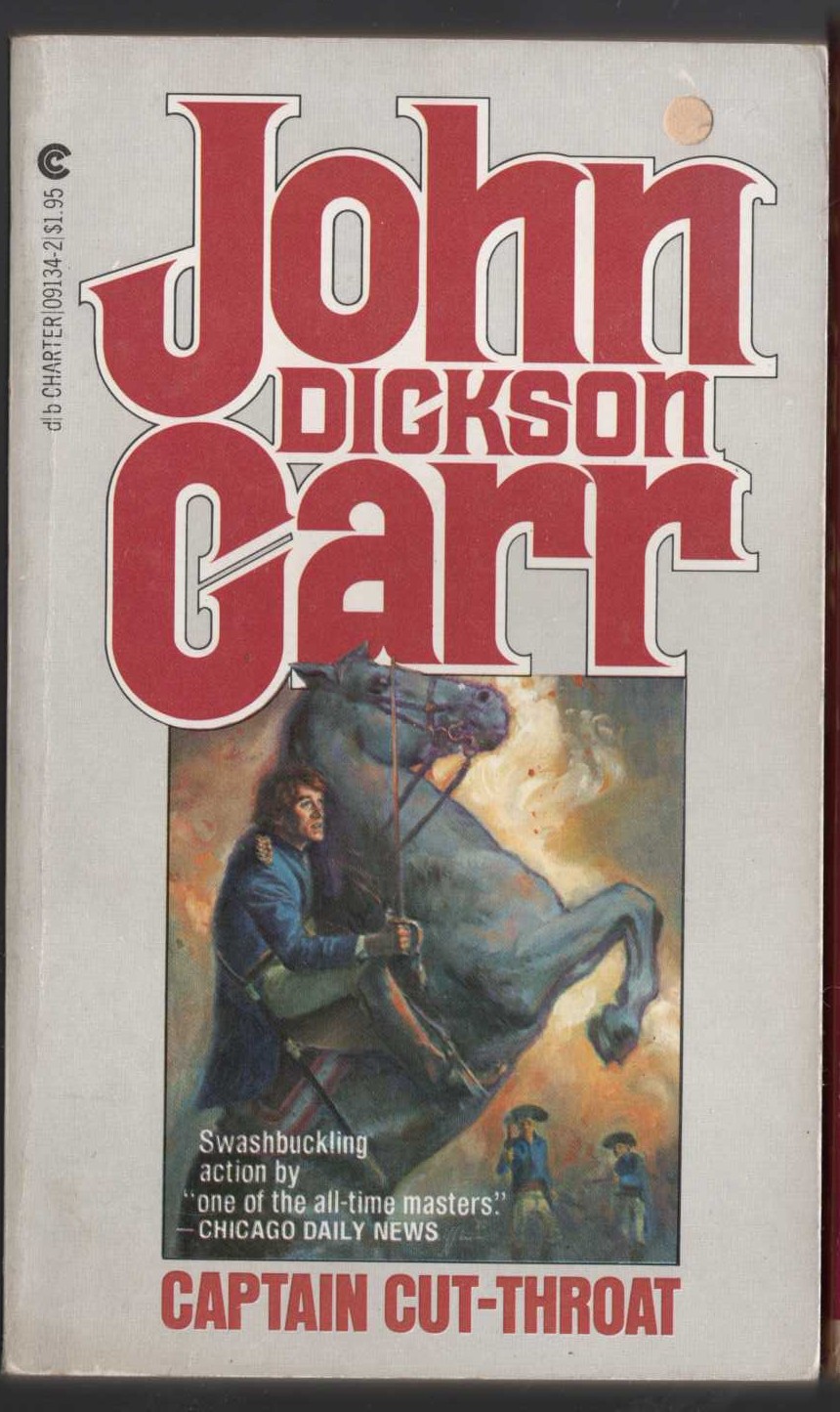 John Dickson Carr  CAPTAIN CUT-THROAT front book cover image