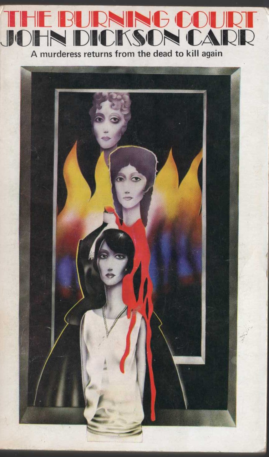 John Dickson Carr  THE BURNING COURT front book cover image