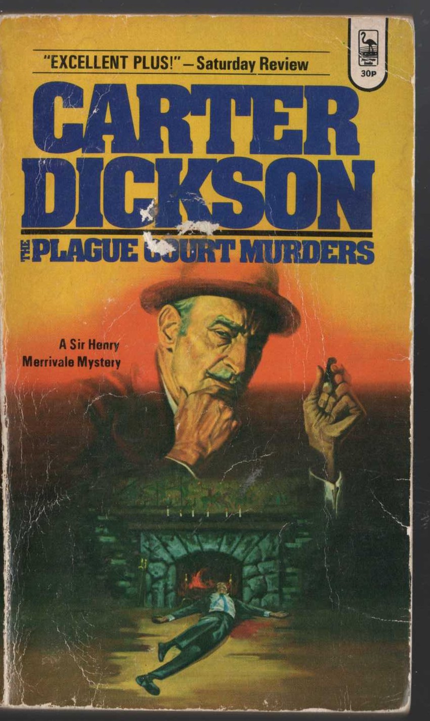 Carter Dickson  THE PLAGUE COURT MURDERS front book cover image