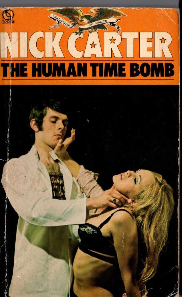 Nick Carter  THE HUMAN TIME BOMB front book cover image