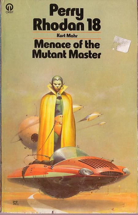 Kurt Mahr  #18 MENACE OF THE MUTANT MASTER front book cover image