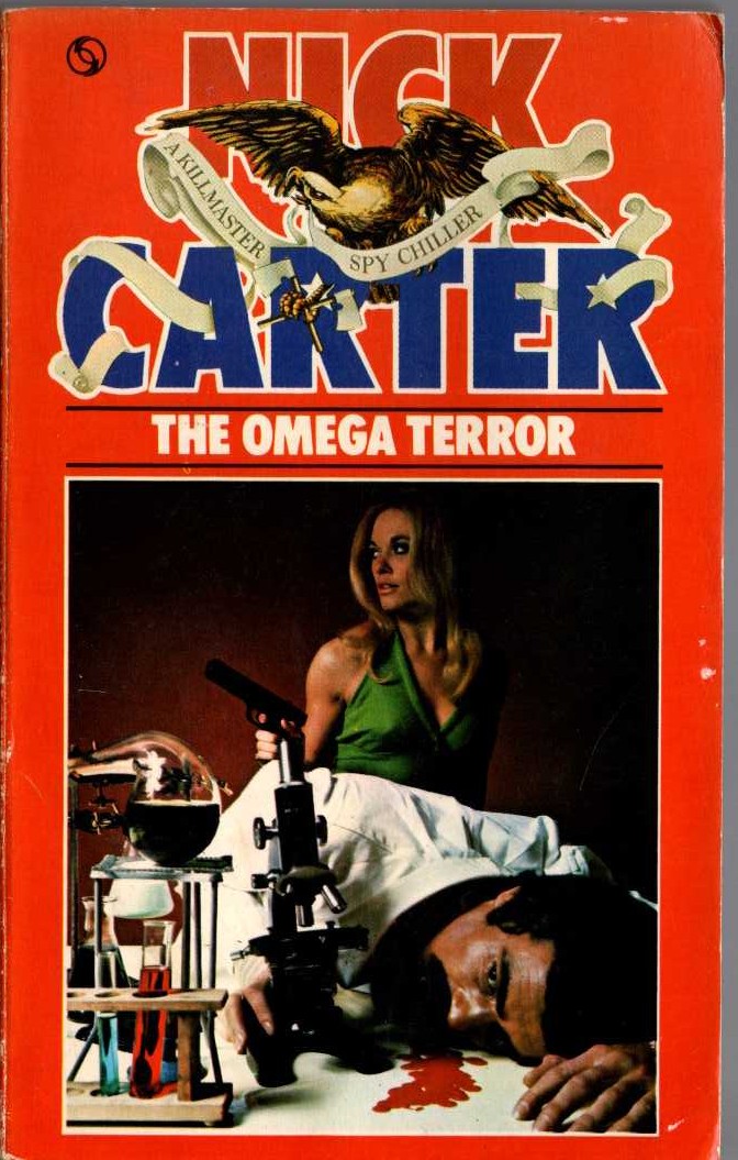 Nick Carter  THE OMEGA TERROR front book cover image