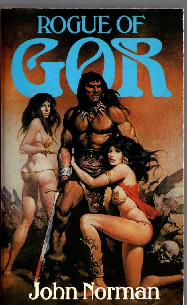 John Norman  ROGUE OF GOR front book cover image