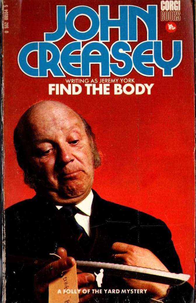 Jeremy York  FIND THE BODY front book cover image
