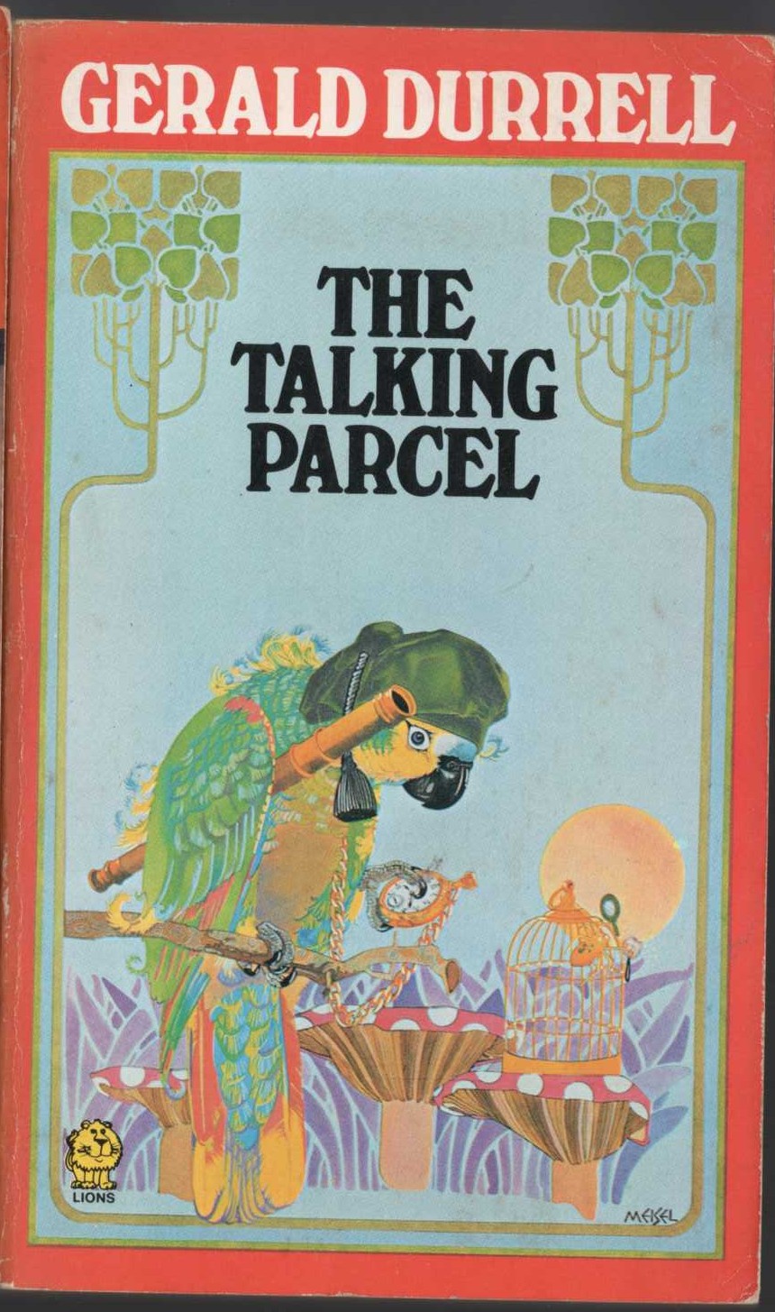 Gerald Durrell  THE TALKING PARCEL front book cover image