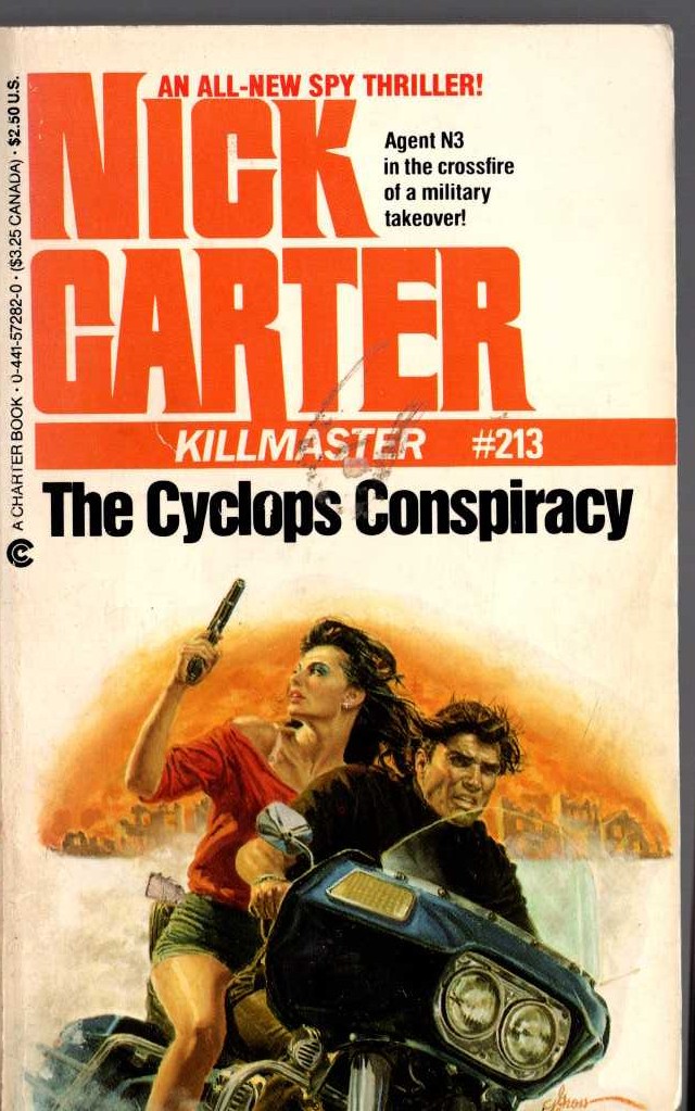 Nick Carter  THE CYCLOPS CONSPIRACY front book cover image