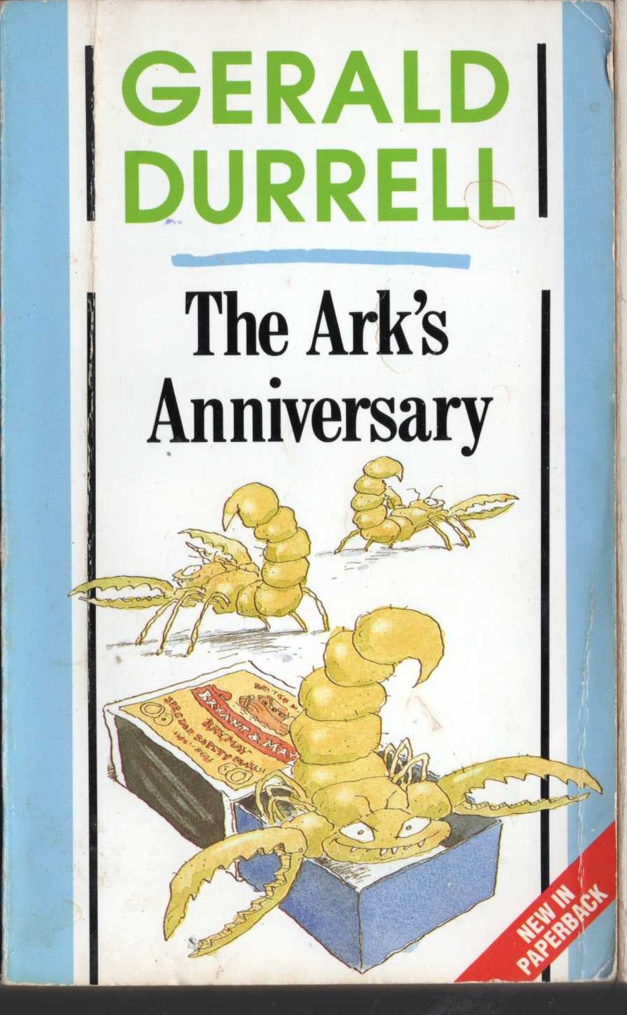Gerald Durrell  THE ARK'S ANNIVERSARY front book cover image