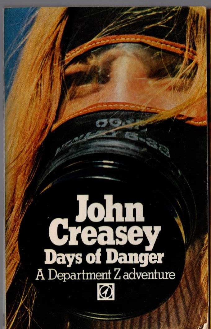 John Creasey  DAYS OF DANGER (Department Z) front book cover image