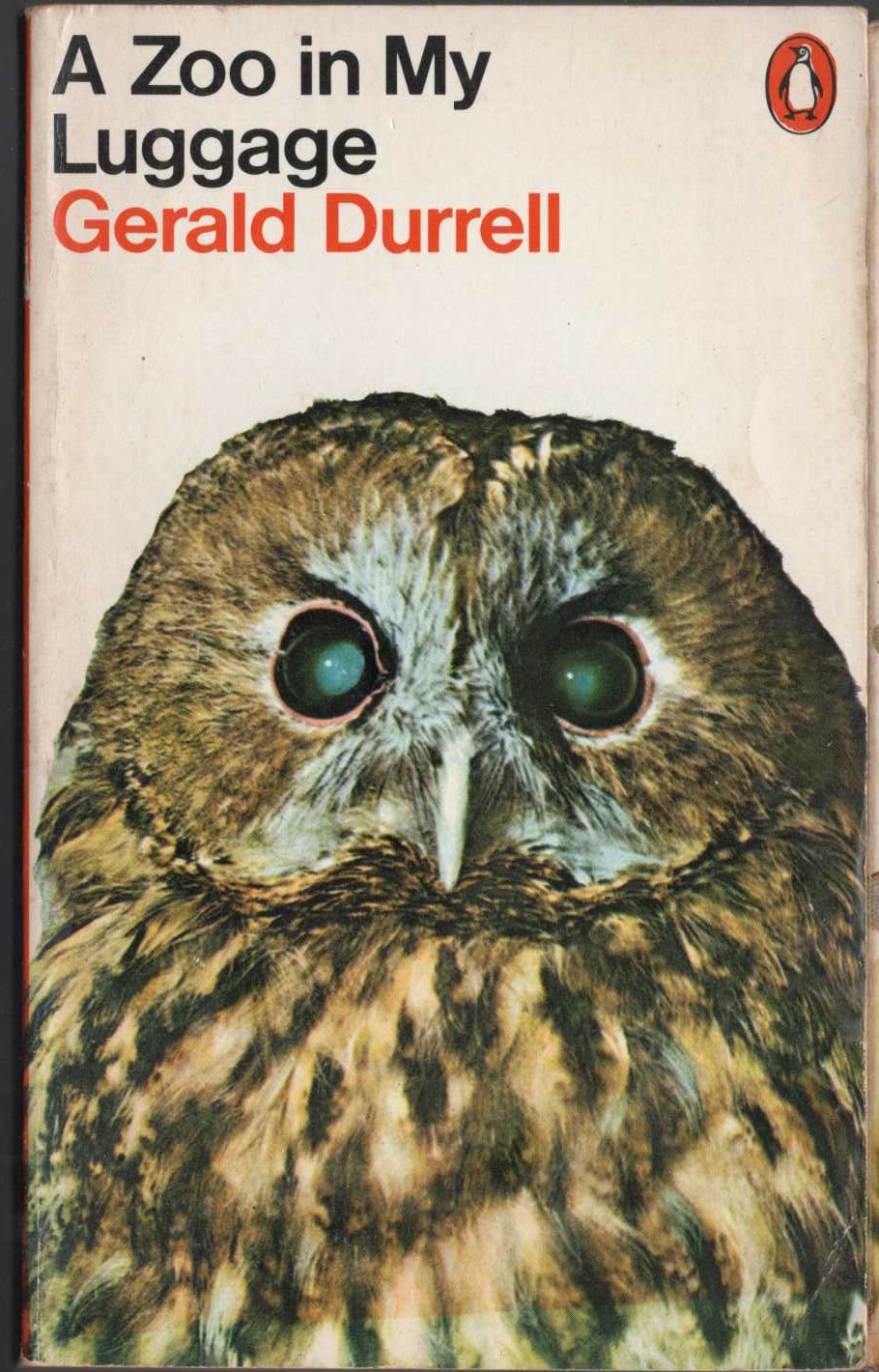 Gerald Durrell  A ZOO IN MY LUGGAGE front book cover image