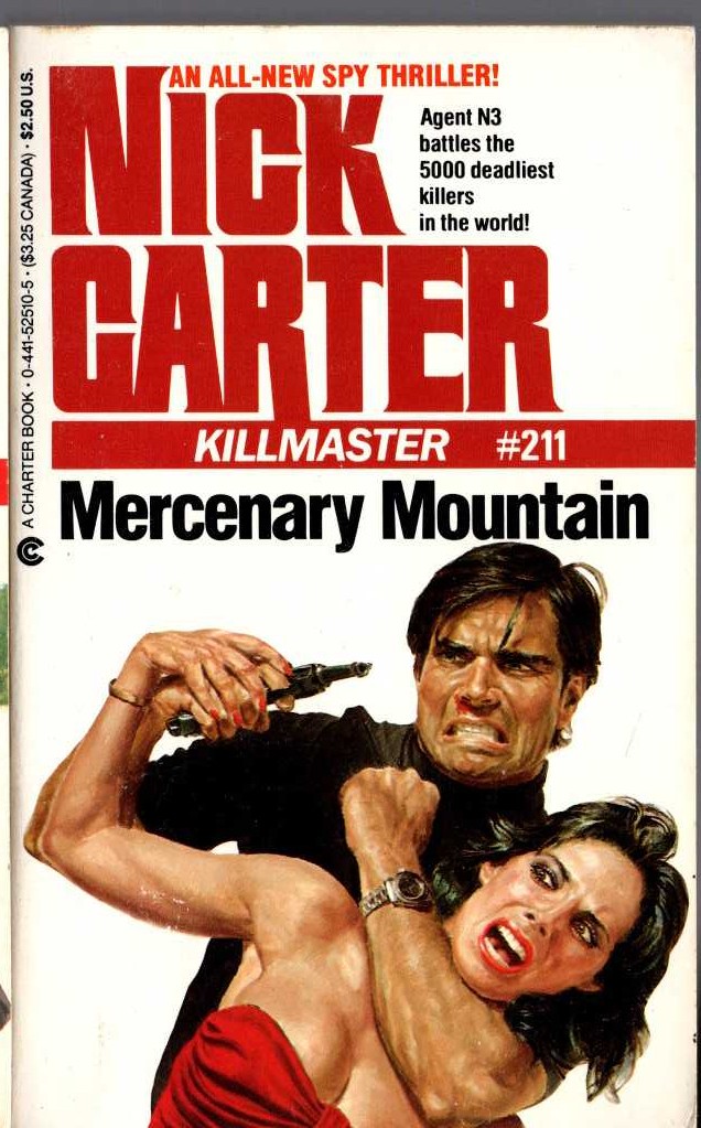 Nick Carter  MERCENARY MOUNTAIN front book cover image