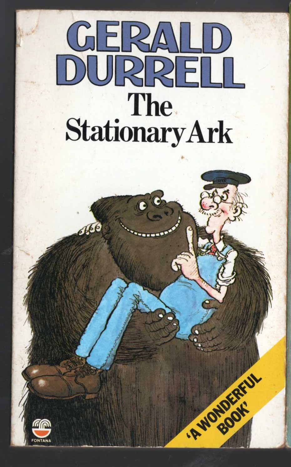 Gerald Durrell  THE STATIONARY ARK front book cover image