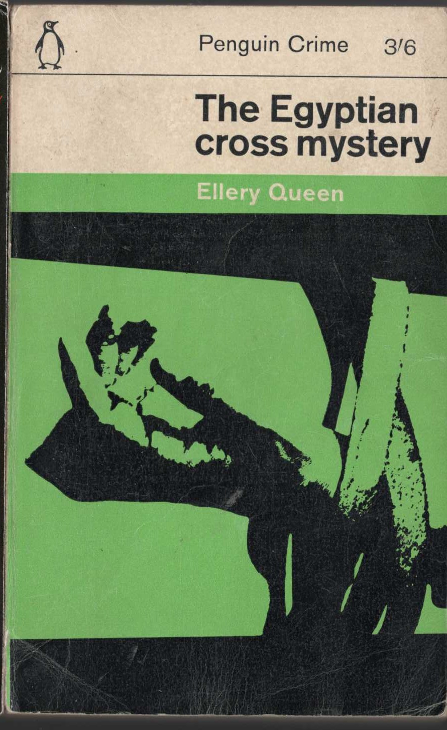 Ellery Queen  THE EGYPTIAN CROSS MYSTERY front book cover image