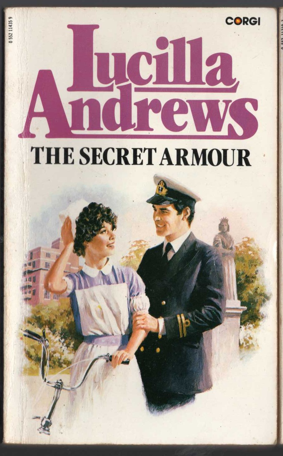 Lucilla Andrews  THE SECRET ARMOUR front book cover image