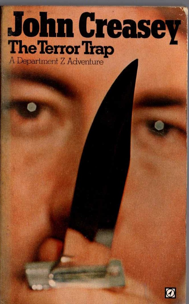 John Creasey  THE TERROR TRAP (Department Z) front book cover image