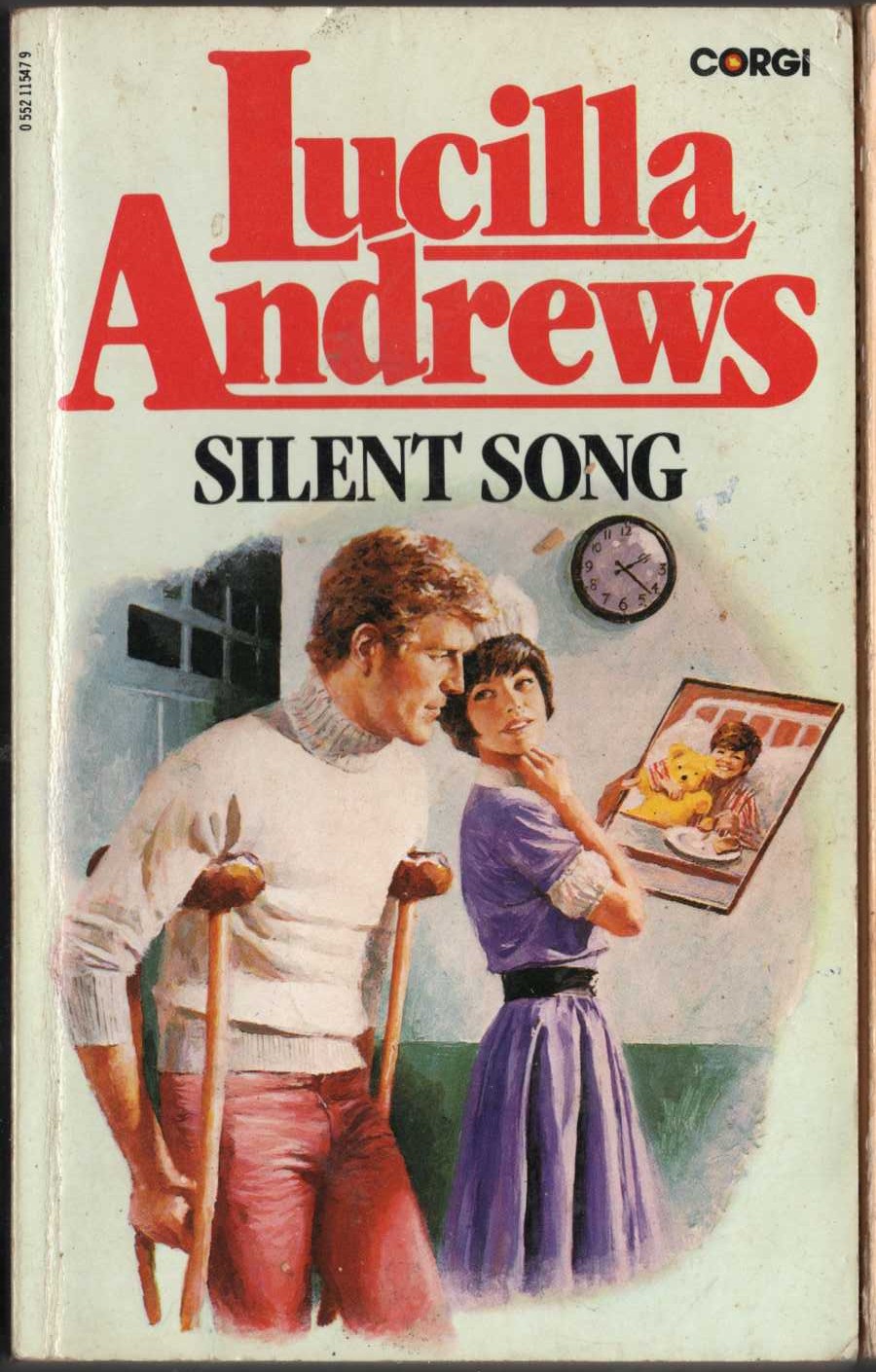 Lucilla Andrews  SILENT SONG front book cover image