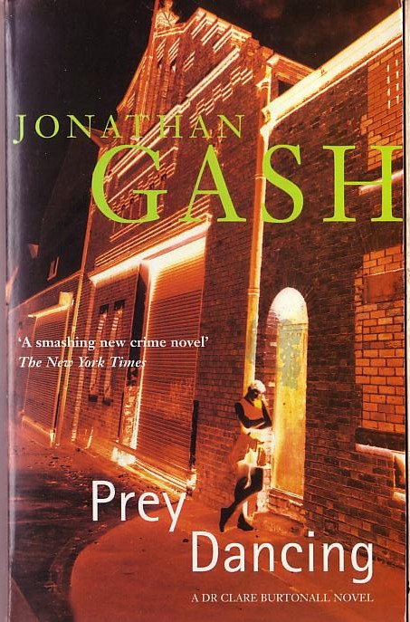 Jonathan Gash  PREY DANCING front book cover image