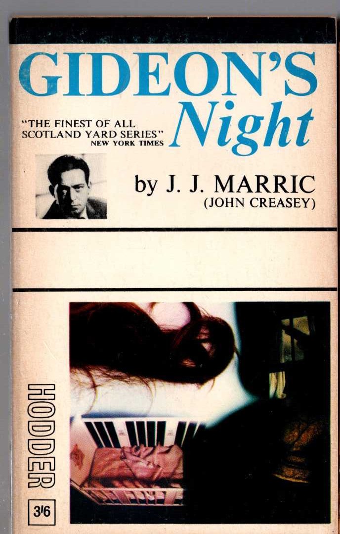 J.J. Marric  GIDEON'S NIGHT front book cover image