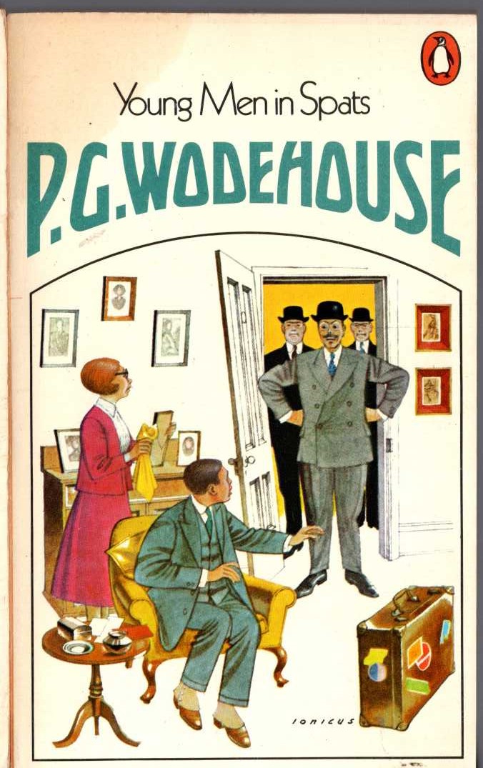 P.G. Wodehouse  YOUNG MEN IN SPATS front book cover image