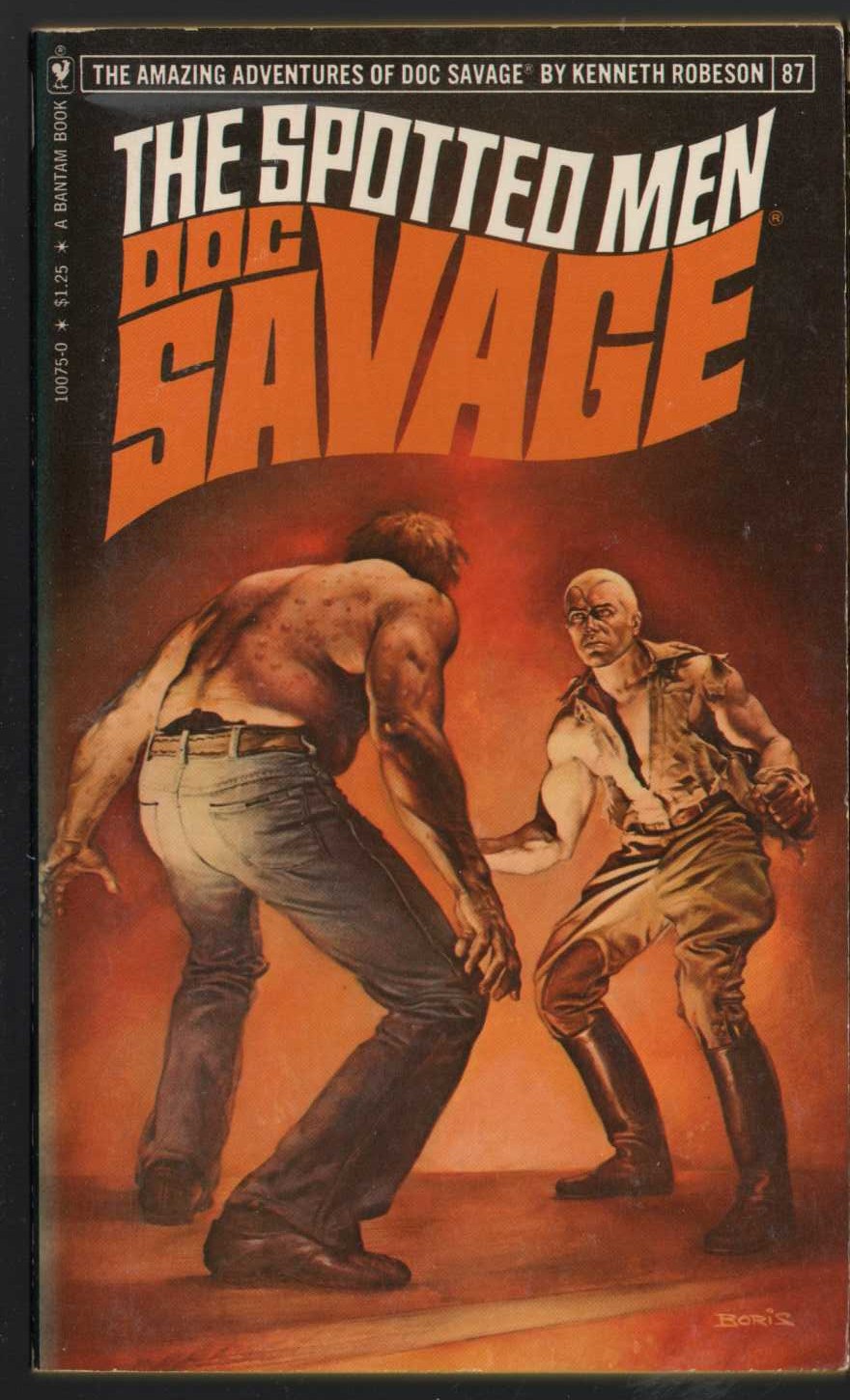 Kenneth Robeson  DOC SAVAGE: THE SPOTTED MEN front book cover image