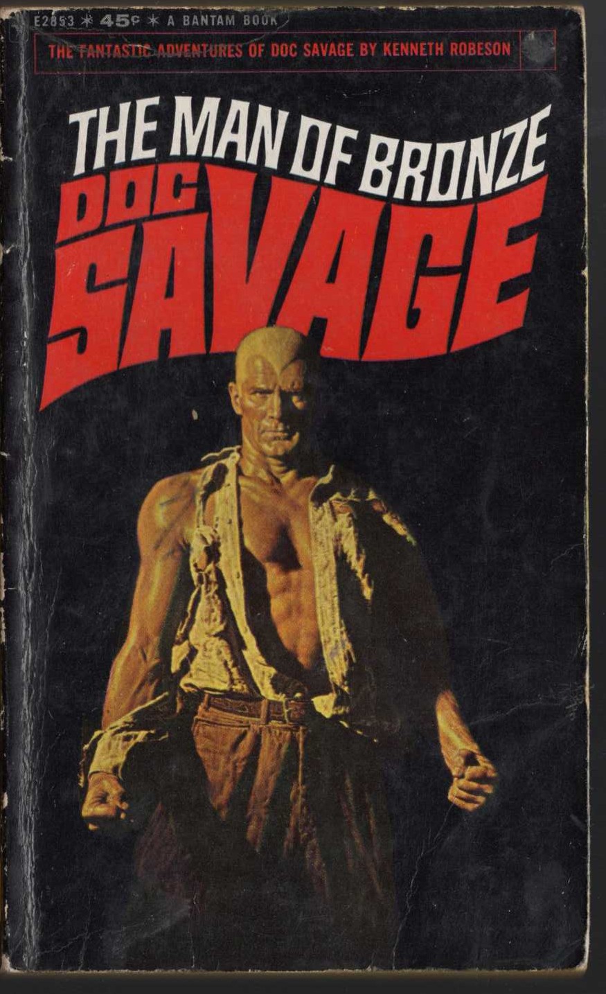 Kenneth Robeson  DOC SAVAGE: THE MAN OF BRONZE front book cover image