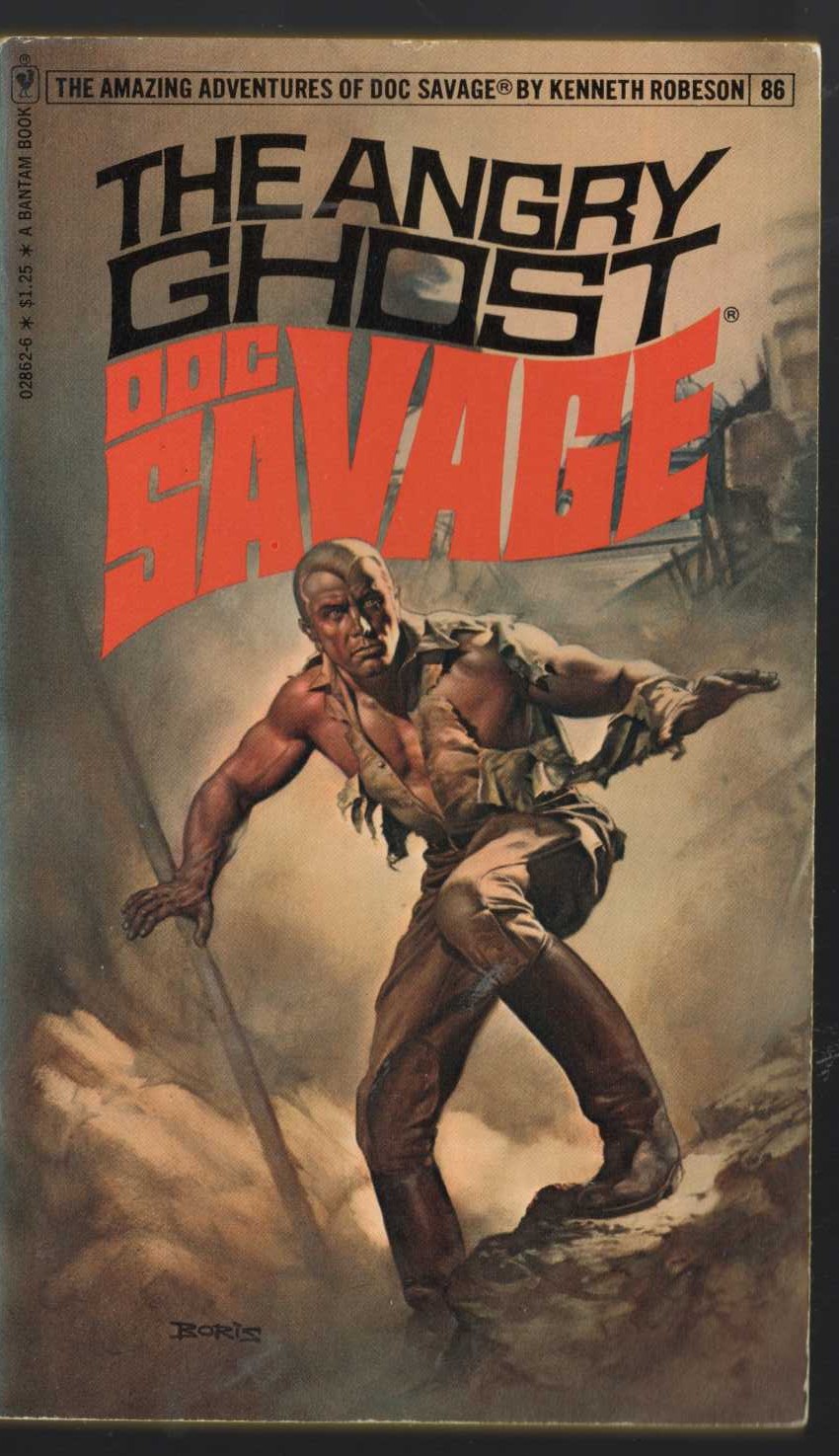 Kenneth Robeson  DOC SAVAGE: THE ANGRY GHOST front book cover image