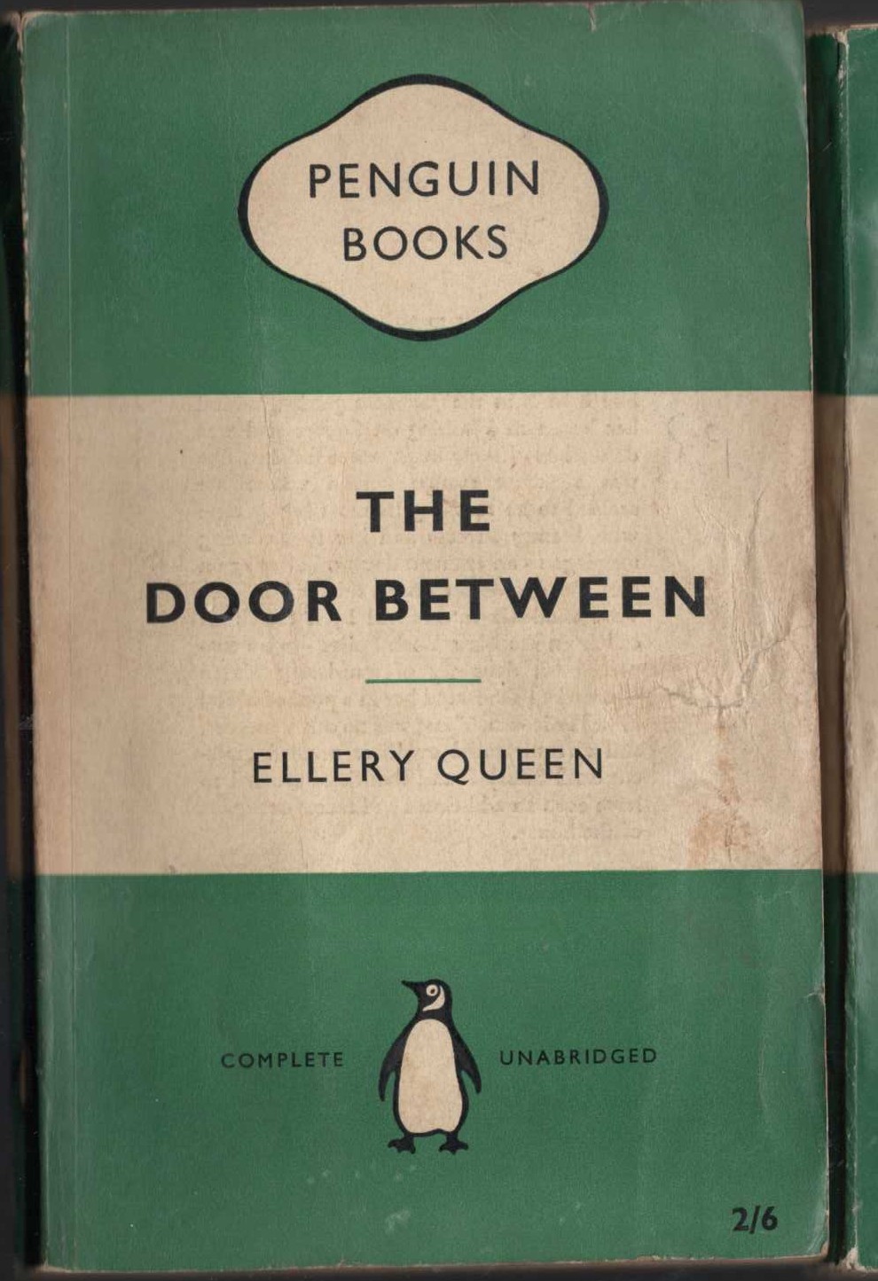 Ellery Queen  THE DOOR BETWEEN front book cover image