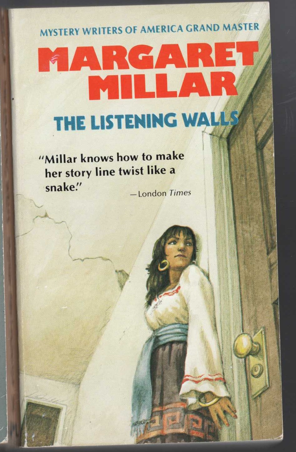 Margaret Millar  THE LISTENING WALLS front book cover image