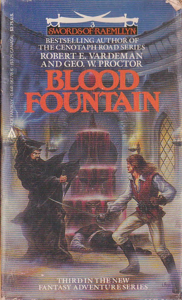 Robert E. Vardeman  BLOOD FOUNTAIN front book cover image