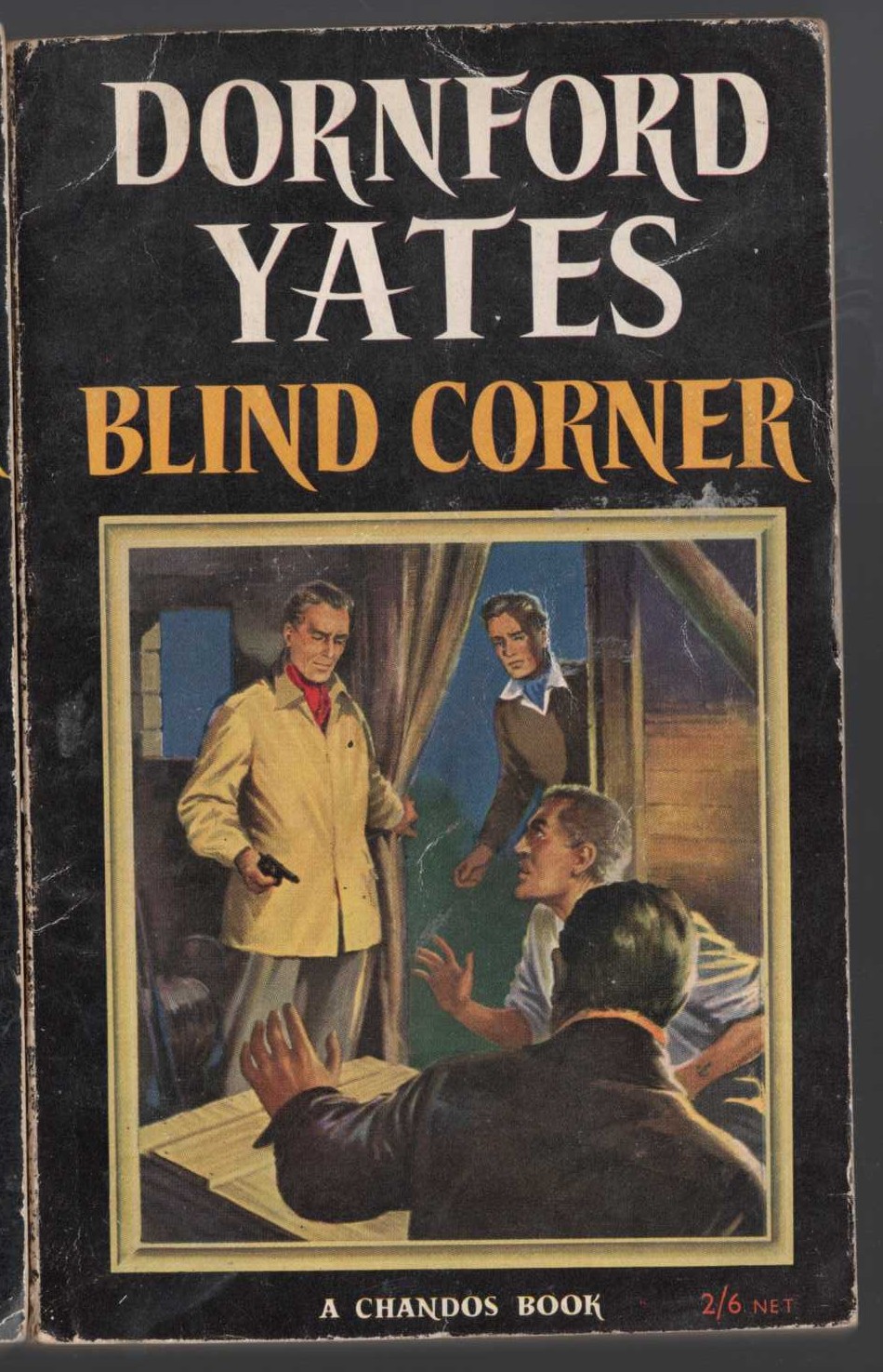 Dornford Yates  BLIND CORNER front book cover image