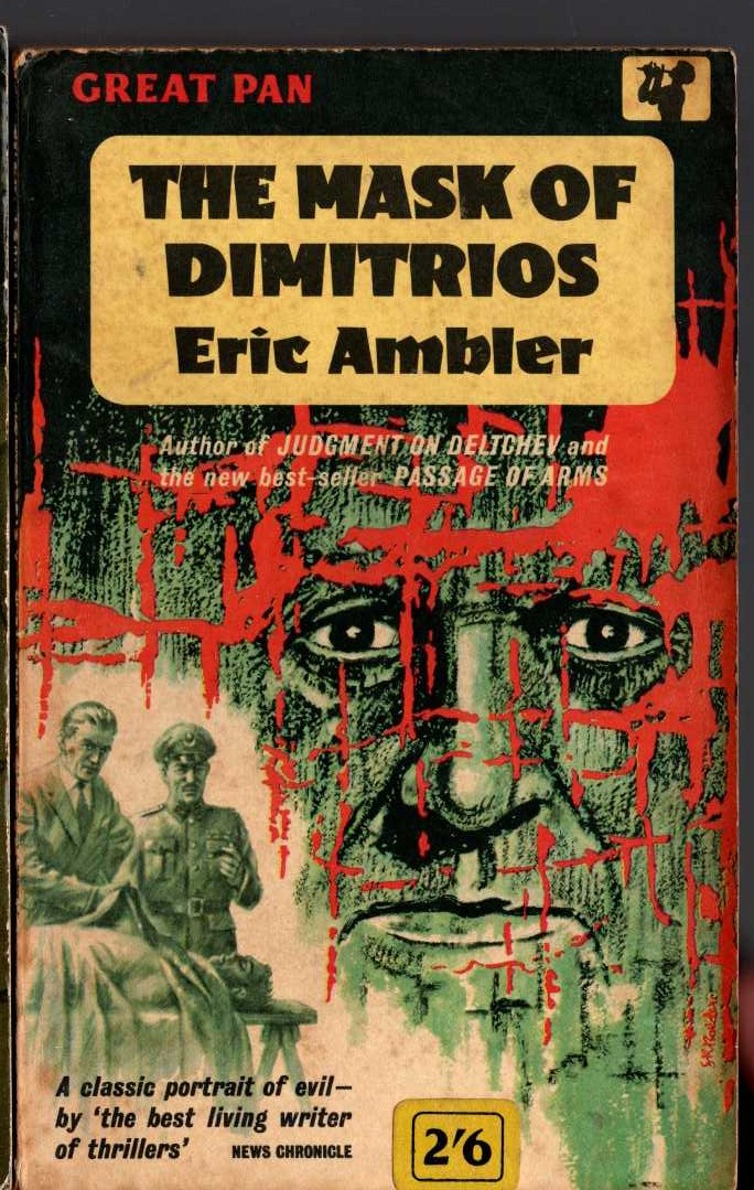 Eric Ambler  THE MASK OF DIMITRIOS front book cover image