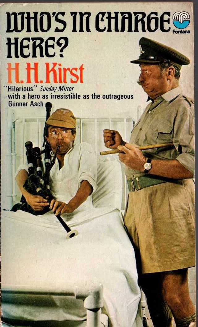 H.H. Kirst  WHO'S IN CHARGE HERE? front book cover image