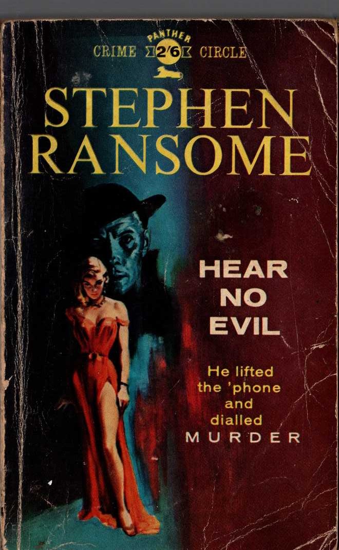 Stephen Ransome  HEAR NO EVIL front book cover image