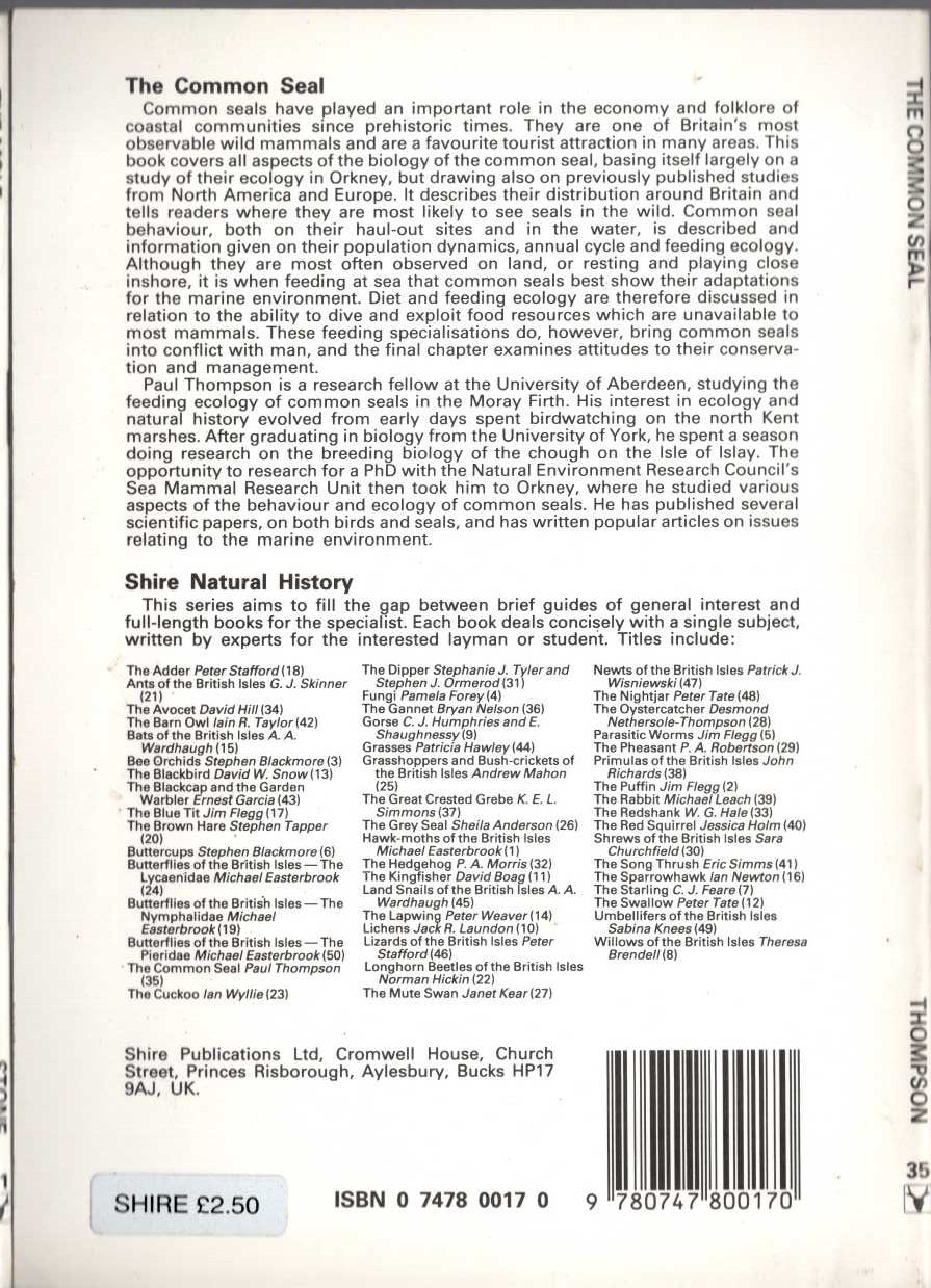  magnified rear book cover image