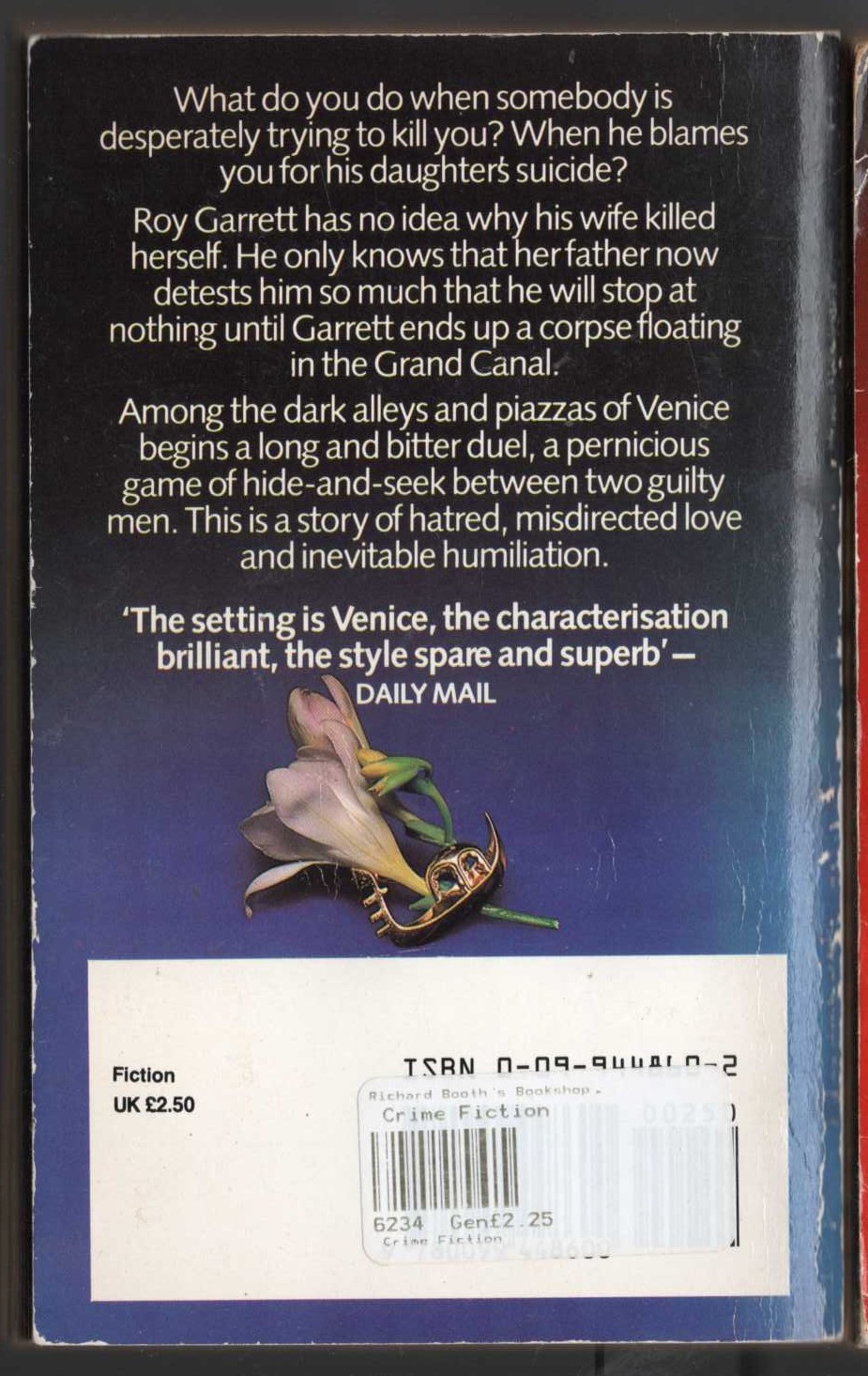 Patricia Highsmith  THOSE WHO WALK AWAY magnified rear book cover image