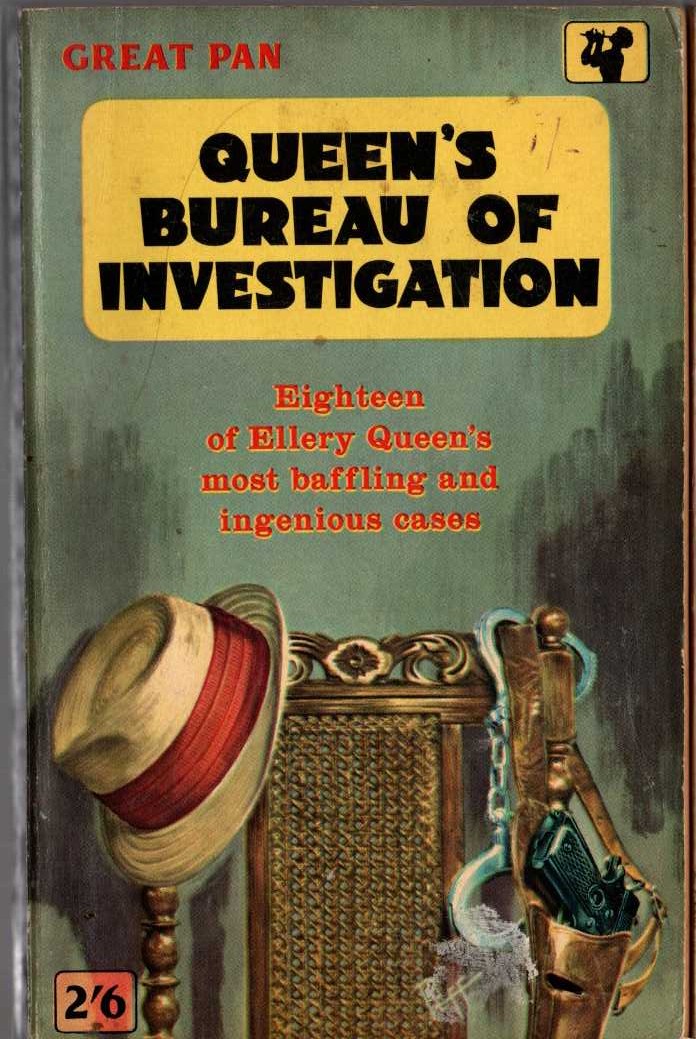Ellery Queen  QUEEN'S BUREAU OF INVESTIGATION front book cover image
