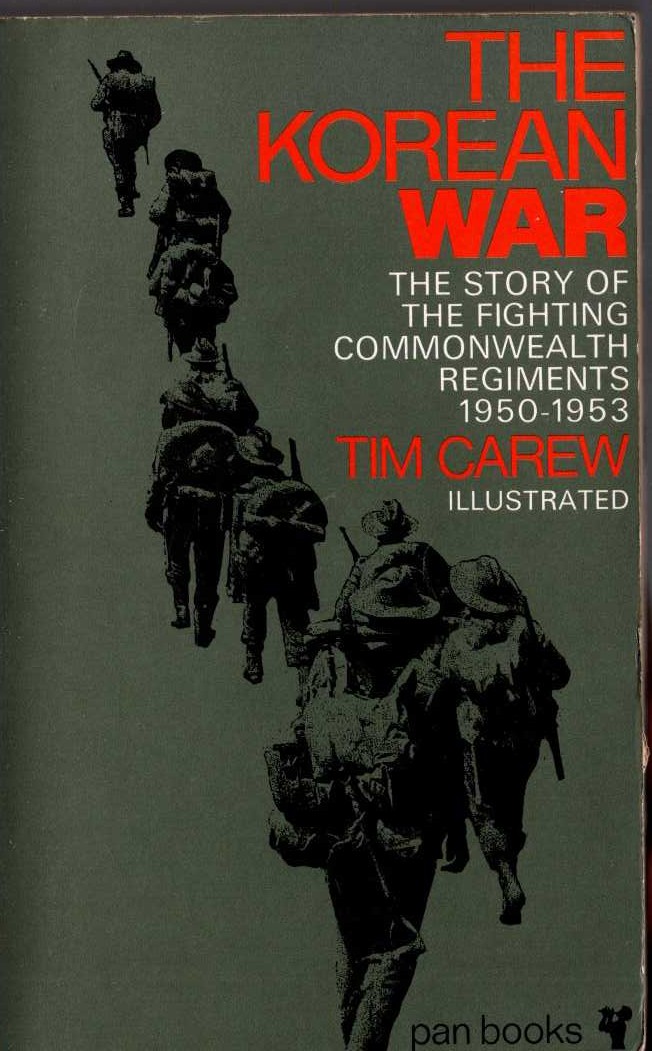 Tim Carew  THE KOREAN WAR front book cover image