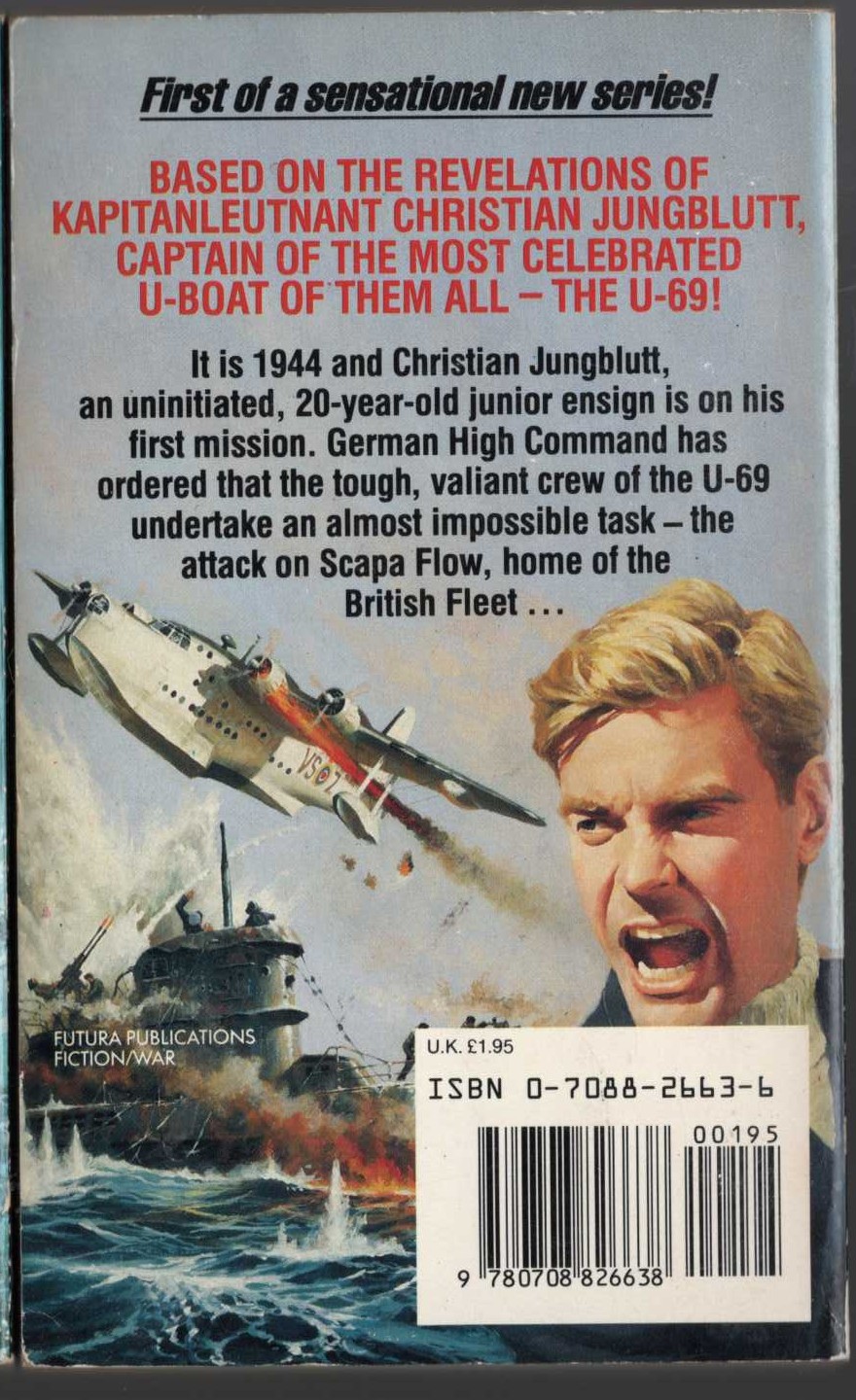 Leo Kessler  SUBMARINE 1: THE WOLF PACK magnified rear book cover image