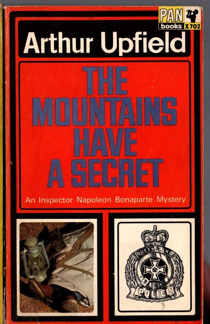 Arthur Upfield  THE MOUNTAINS HAVE A SECRET front book cover image