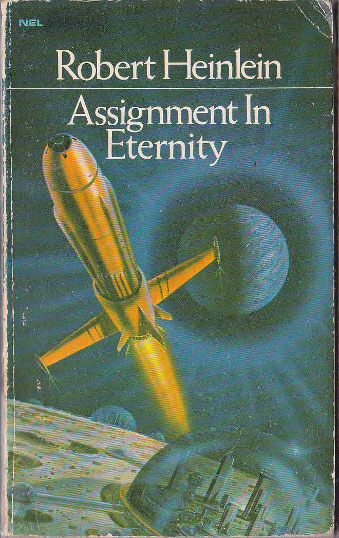 Robert A. Heinlein  ASSIGNMENT IN ETERNITY front book cover image