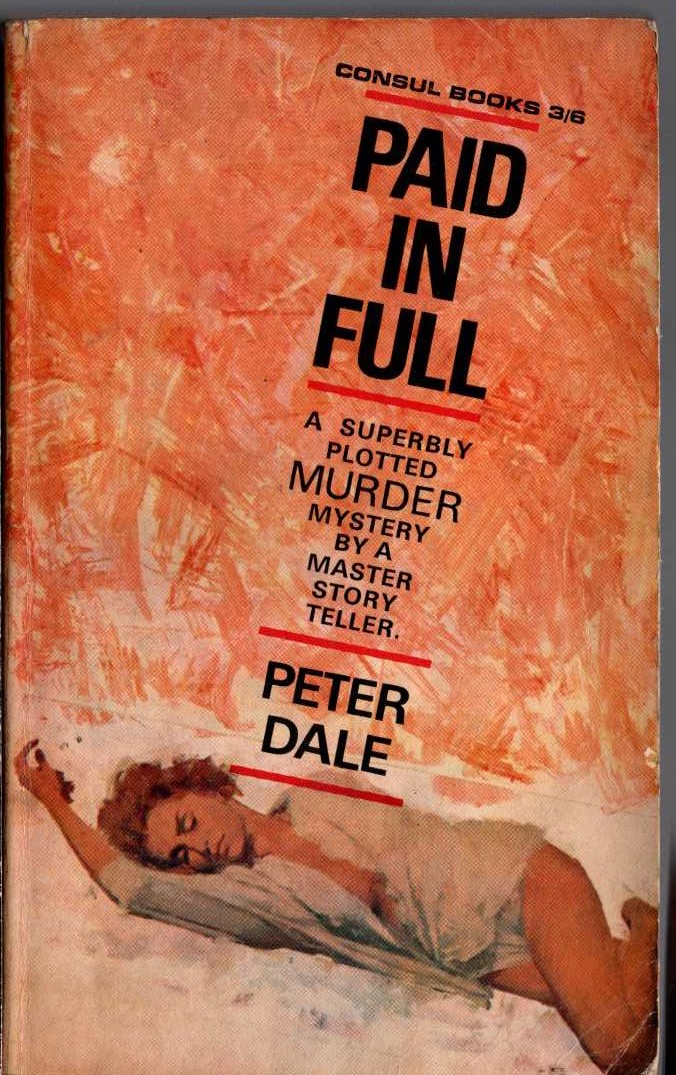 Peter Dale  PAID IN FULL front book cover image