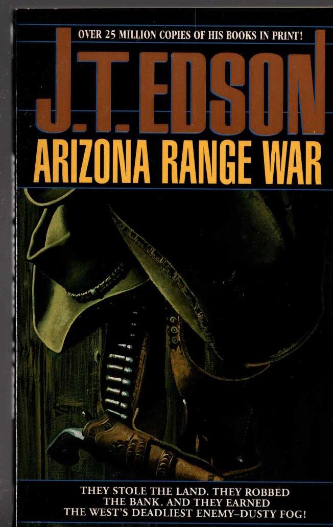 J.T. Edson  ARIZONA RANGE WAR front book cover image