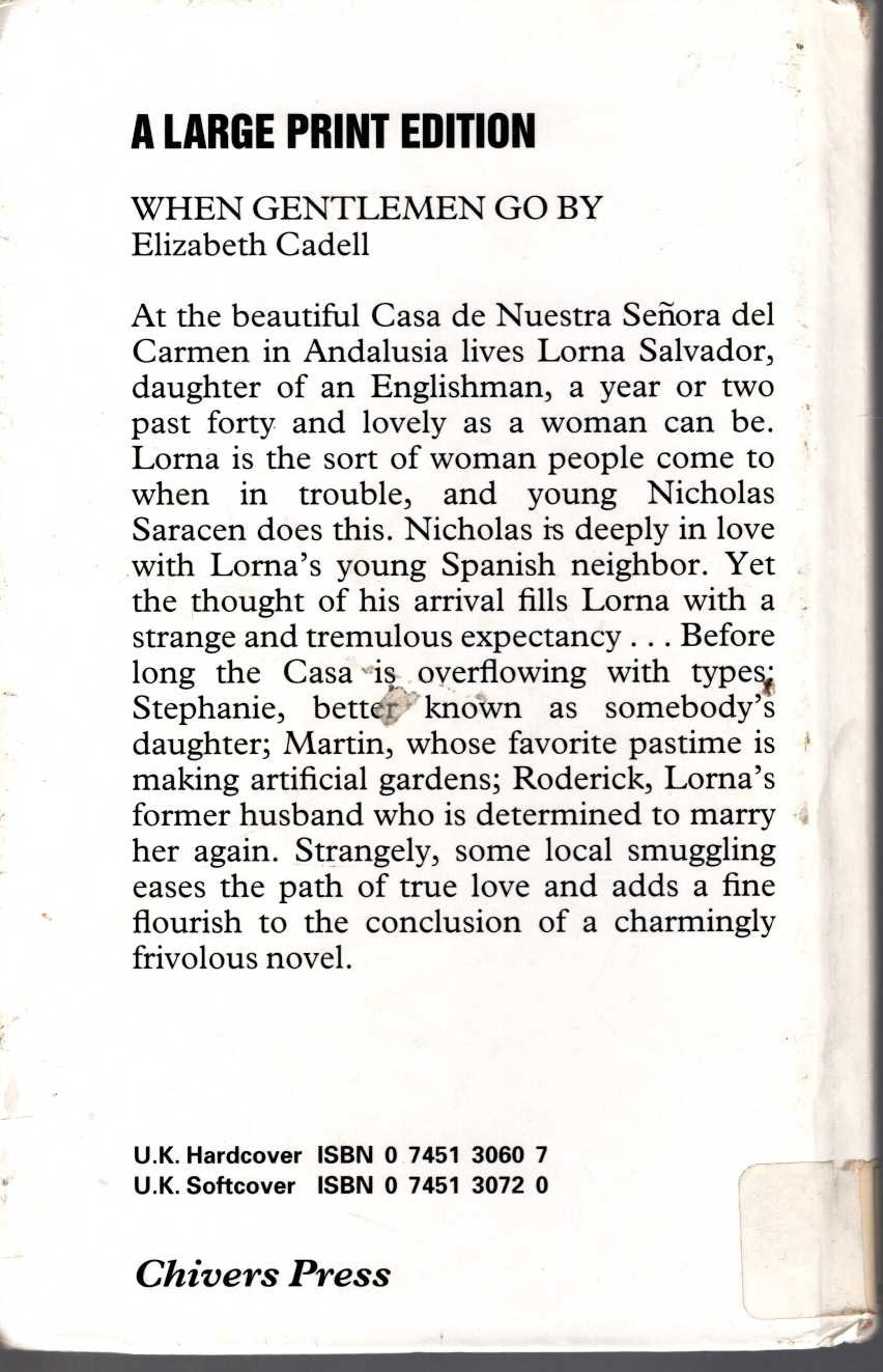 Margaret LaneA SMELL OF BURNING .Pan 1968 rear cover image