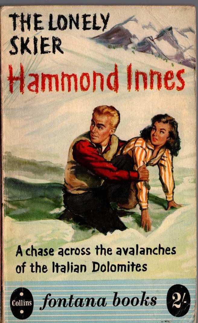 Hammond Innes  THE LONELY SKIER front book cover image