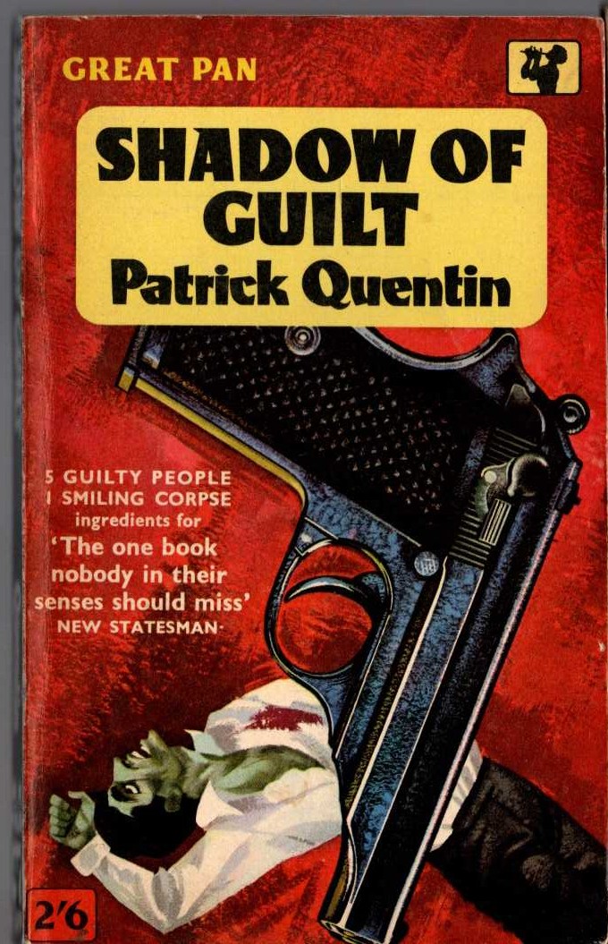 Patrick Quentin  SHADOW OF GUILT front book cover image