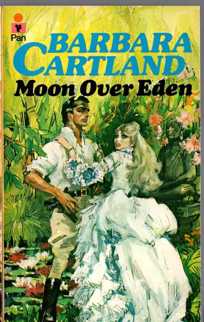 Barbara Cartland  MOON OVER EDEN front book cover image
